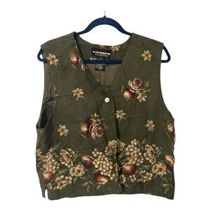 Liz Claiborne Floral Vest